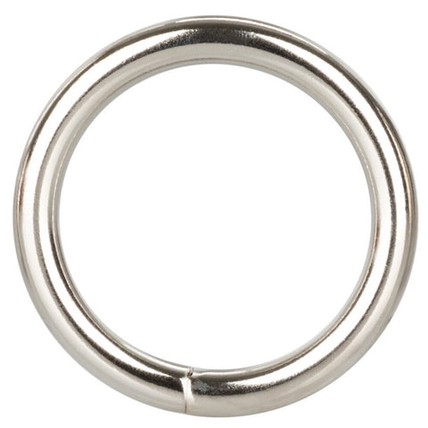 CalExotics Silver Ring Medium 1.5 Inch Universal Metal Ring Strong and Durable COCK RINGS METAL