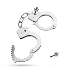 Metal Cuffs Silver Bondage Accessories > Bondage Gear > Handcuffs