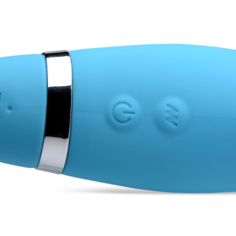 Mighty Rider 10X 8.4 Inch Strapless Strap-On Blue with Remote Control > Dildos > Strapless Strap Ons