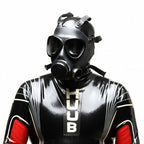 Military Adjustable Strap Rubber Gas Mask Black > Bondage Gear > Blindfolds