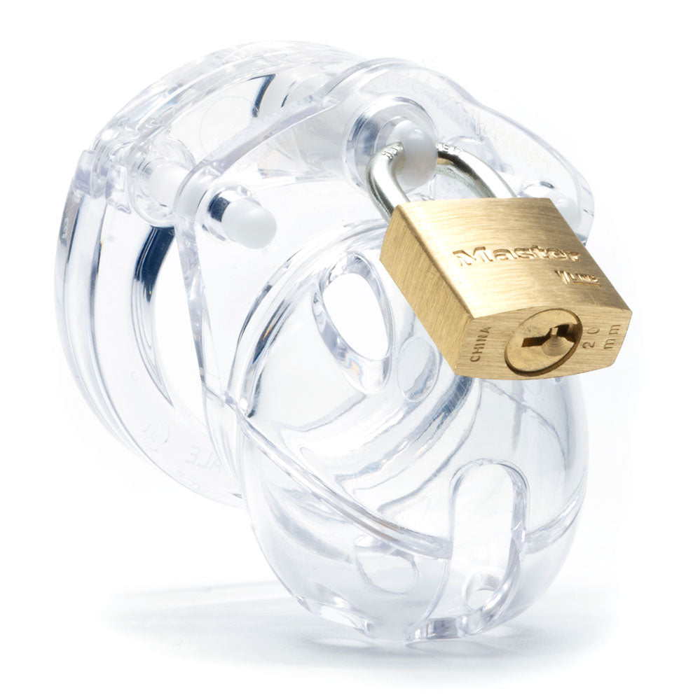 Mini Me Clear Chastity Cock Cage Kit 1.25 Inch Cock Cage Cages