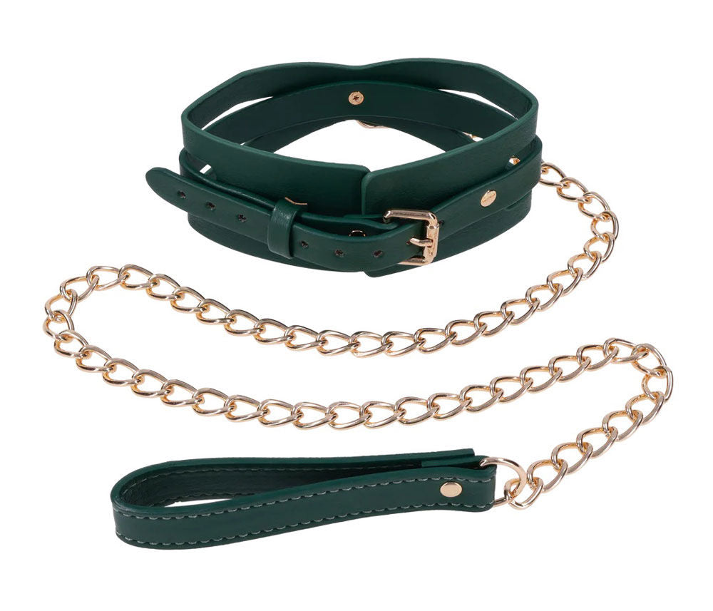Indica Cutout Cuffs (Green) – Luxury Collar > Bondage Gear > Collars & Leashes