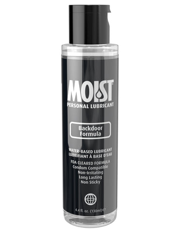 Moist Backdoor Formula Water Based Anal Lubricant 130 Milliliter Bottle Anal Lubricant