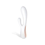 Satisfyer Mono Flex White Waterproof Silicone Vibrator with Dual Motors and Bluetooth App Compatibility > Sex Toys > Couples Toys