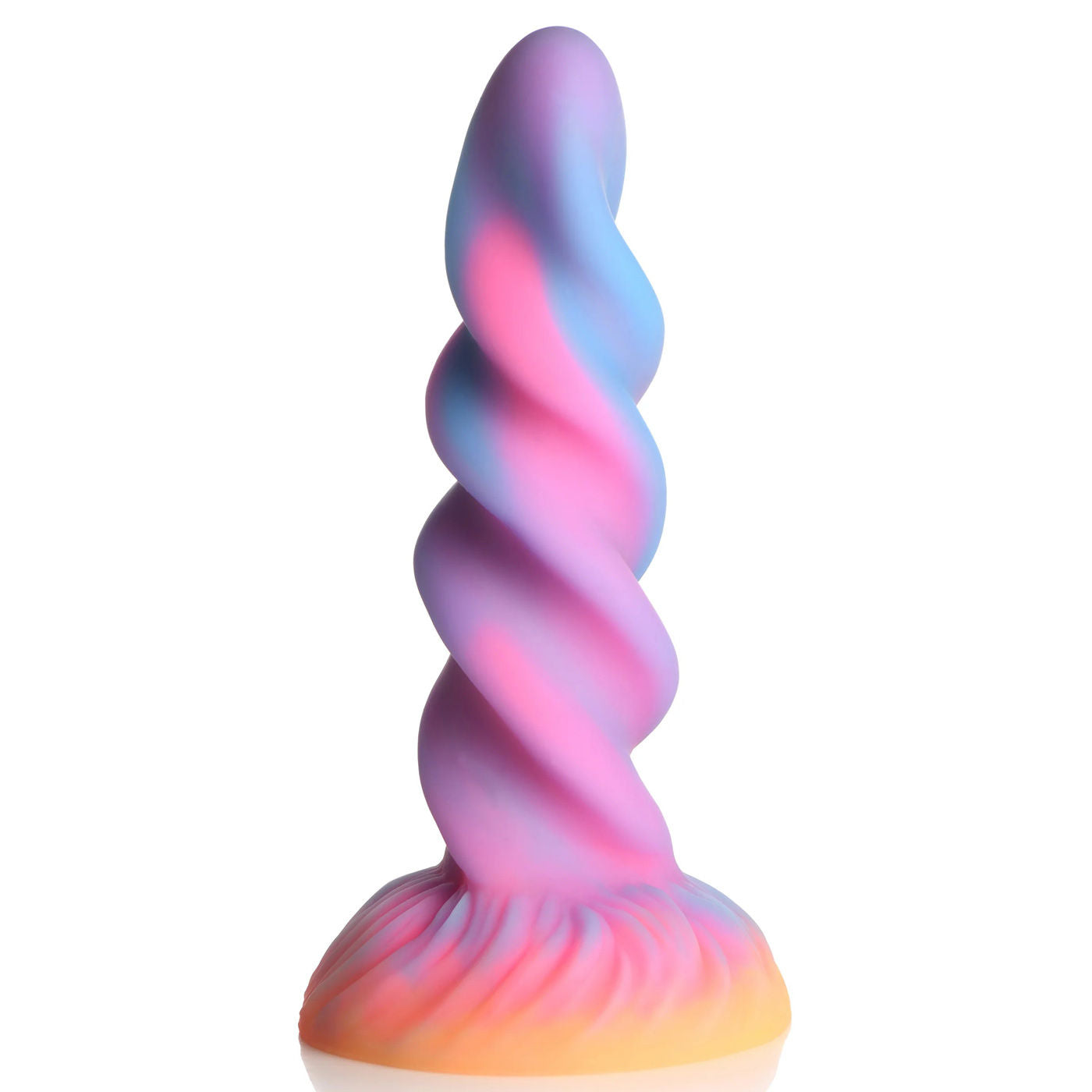 Moon Rider Glow in the Dark Unicorn (Colorful Sunburst) – Vibrant Glow Dildo 7 Inches > Dildos > Fantasy Main image