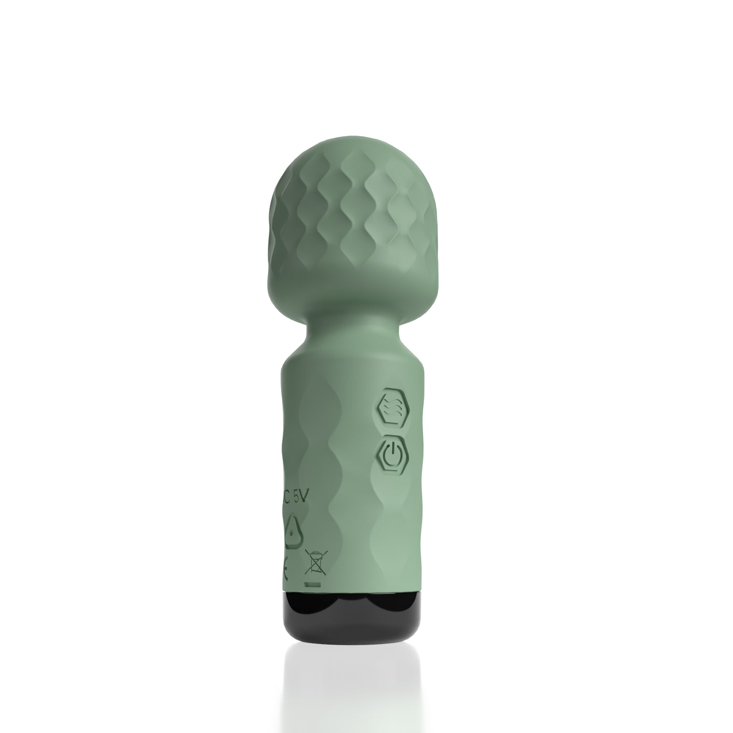 Cuties - Winny Rechargeable Mini Wand (Sage Green) Secondary image