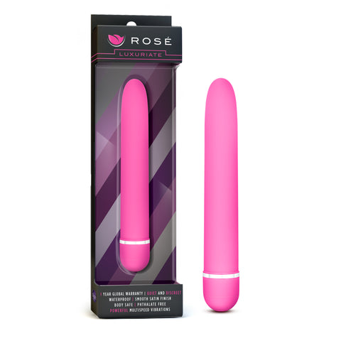 Rose Luxuriate Pink 7 Inch Vibrator for Ultimate Pleasure > Vibrators > Standard Vibrators
