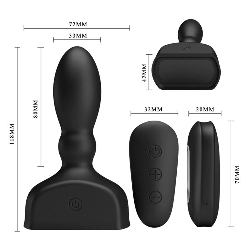 Mr. Play Inflatable Anal Plug – Multi-Speed Vibrating Adjustable Butt Plug > Anal Range > Tunnel and Stretchers