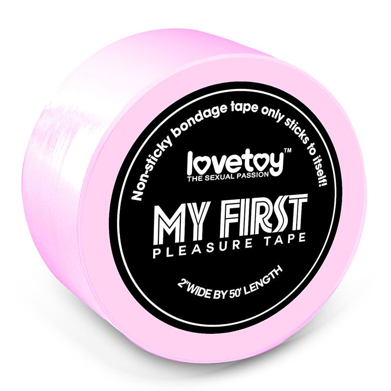 My First Non Sticky Bondage Tape Pink 2 Inches Wide 50 Feet Long Tape