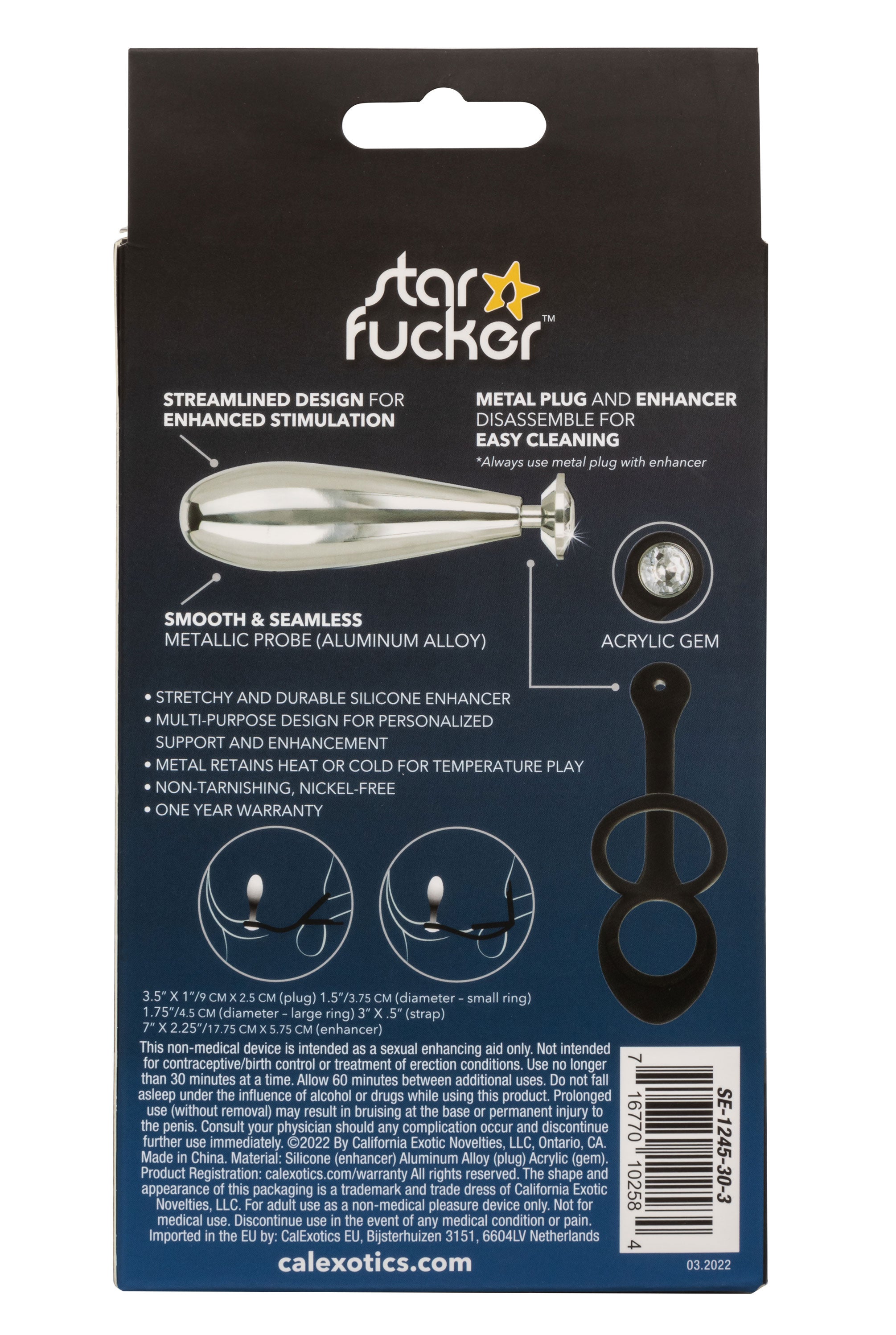 Star Rider Glider Plug And Cockring Enhancer Premium Set > Anal Range > Prostate Plugs