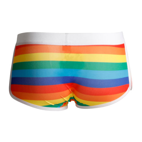 Cut 4 Men Athletic Trunk Rainbow Size Medium Mens Trunks
