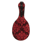 Scandal Round Double Paddle Red and Black Plush Dual Layer Paddle > Bondage Gear > Paddles