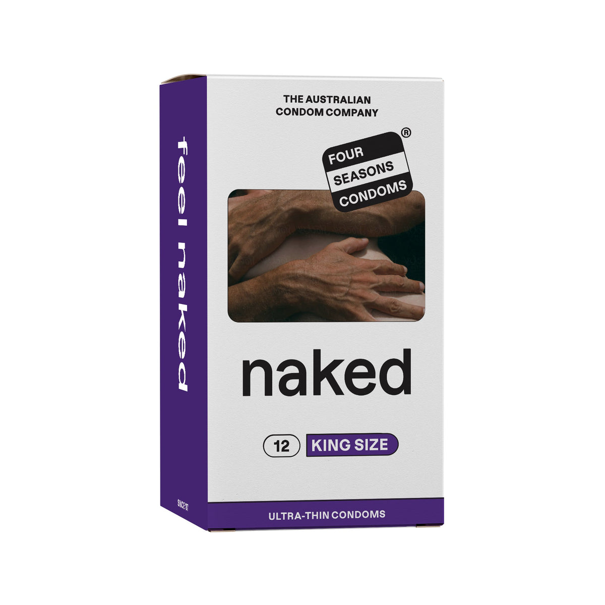 Four Seasons Naked King Size Condoms – Extra Large 64mm Condoms 12 Pack > Essentials > Condoms