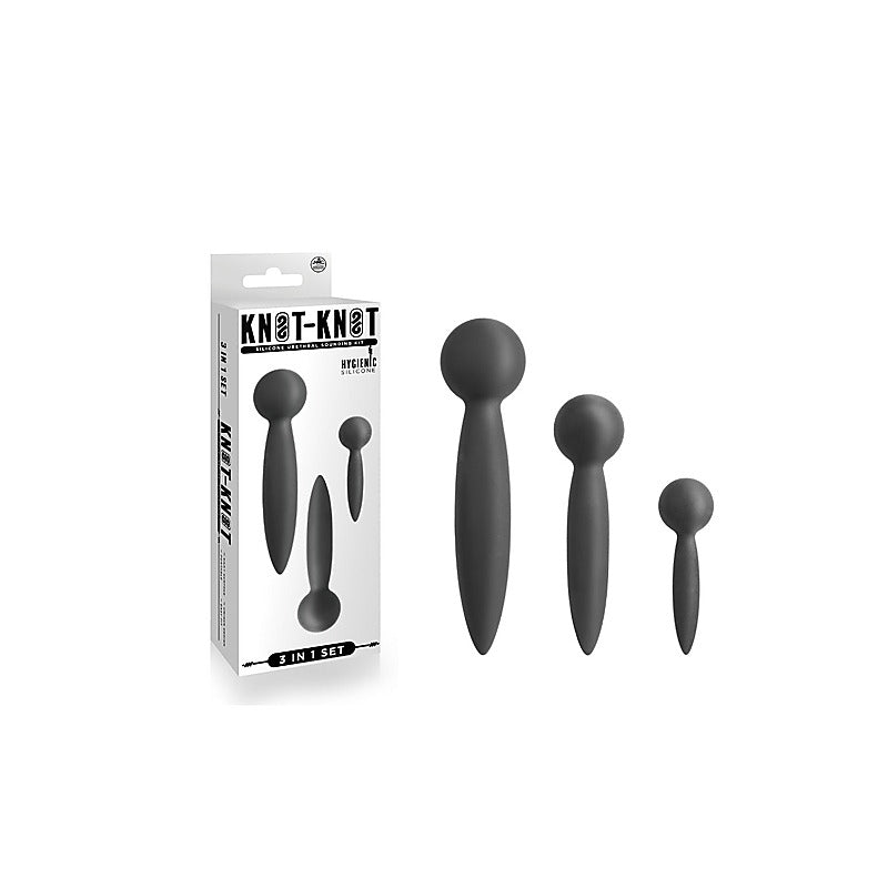 Knot-Knot Silicone Urethral Plug Set by NANMA - Urethral Sounds