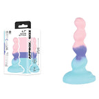 Pastel Wonders Swirl (Pink Purple Blue) – Silicone 11.9 cm Butt Plug > Anal Range > Butt Plugs