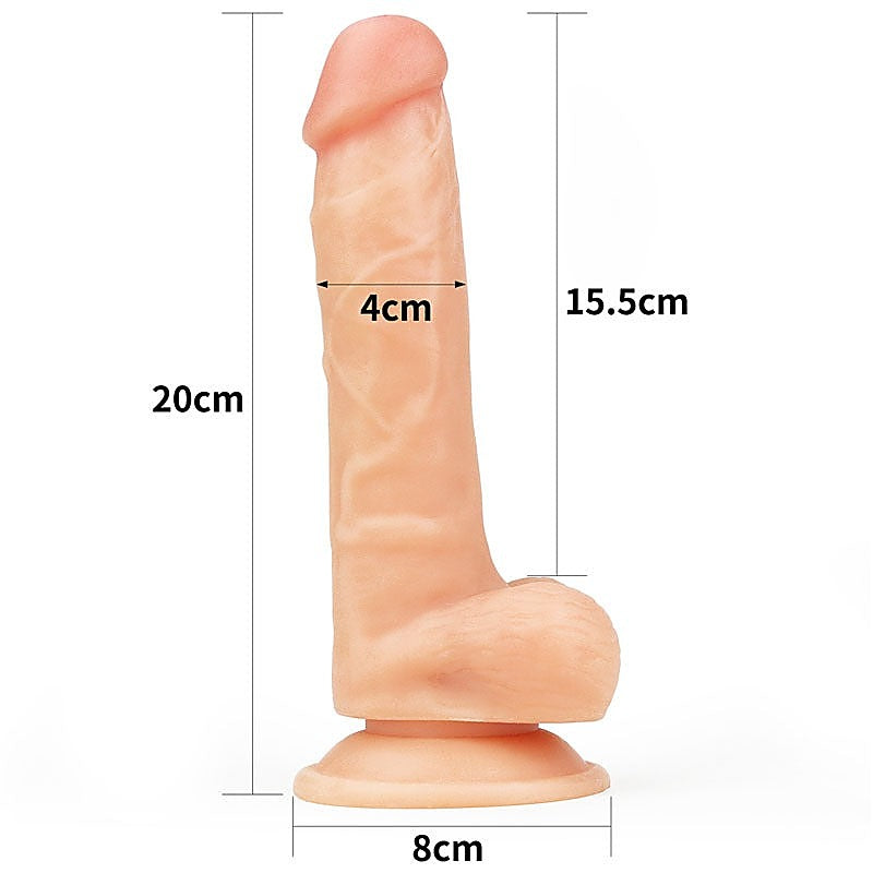 The Ultra Soft Dude – 22.3 cm Length 4.3 cm Diameter Realistic Soft Skin Dong > Dildos > Realistic Dildos