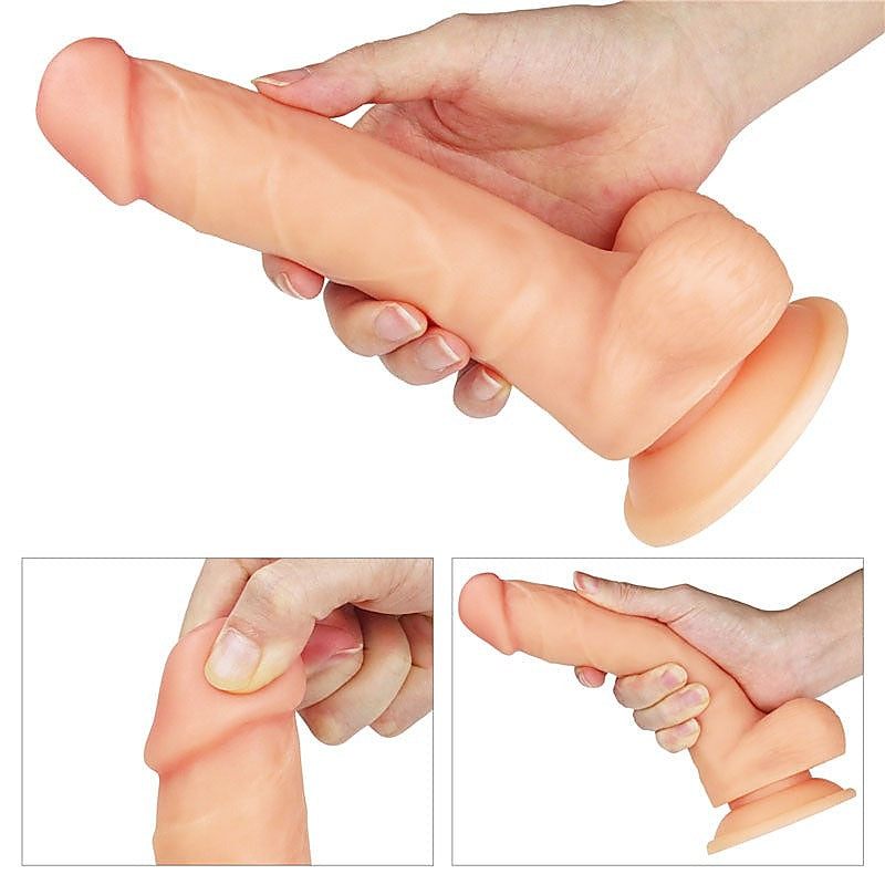 The Ultra Soft Dude – 22.3 cm Length 4.3 cm Diameter Realistic Soft Skin Dong > Dildos > Realistic Dildos