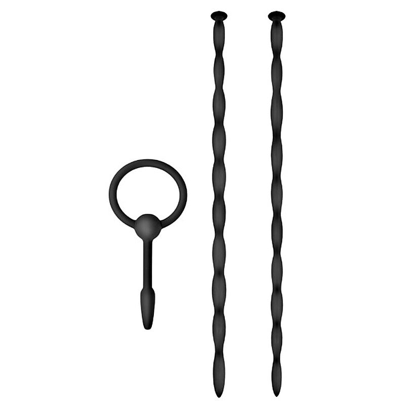 Knot-Knot Silicone Urethral Sounds, Three-Piece Set > Sex Toys For Men > Sounding Rods Main image