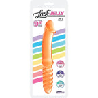 Lust Jelly Double Dong 9.5 Inch Orange Flexible Shaft > Dildos > Double Dildos