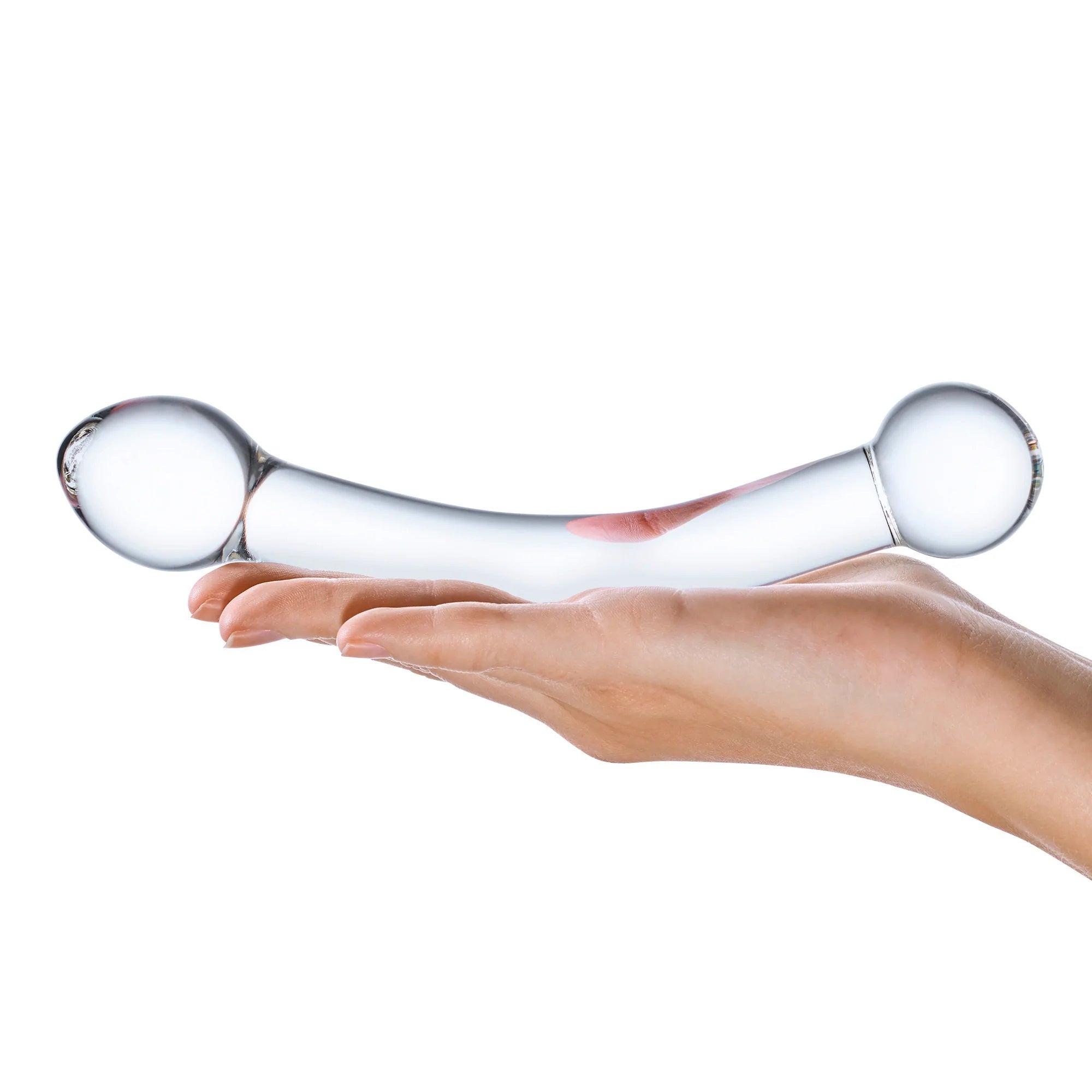 Electric Eel Glas 7 Inch Curved Glass G Spot Stimulator > Glass > Dildos