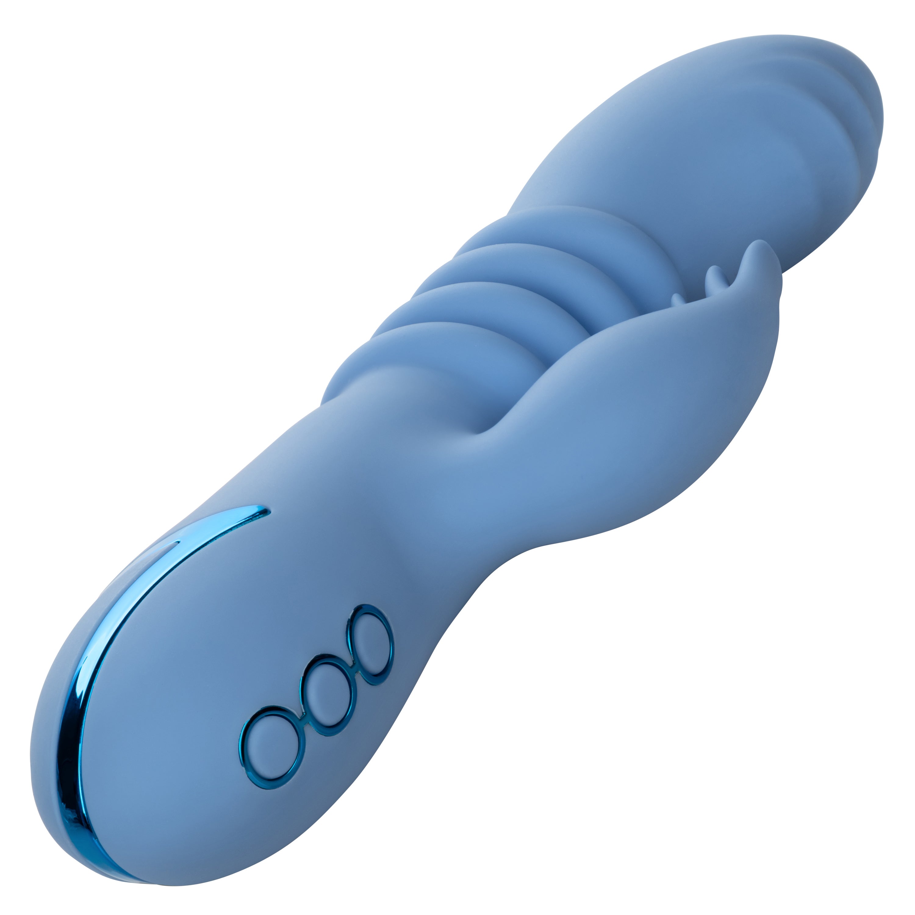 California Dreaming Santa Cruz Blue Coaster Massager with Triple Flickering Teaser and Waterproof Design > Vibrators > Ladies > Rabbit