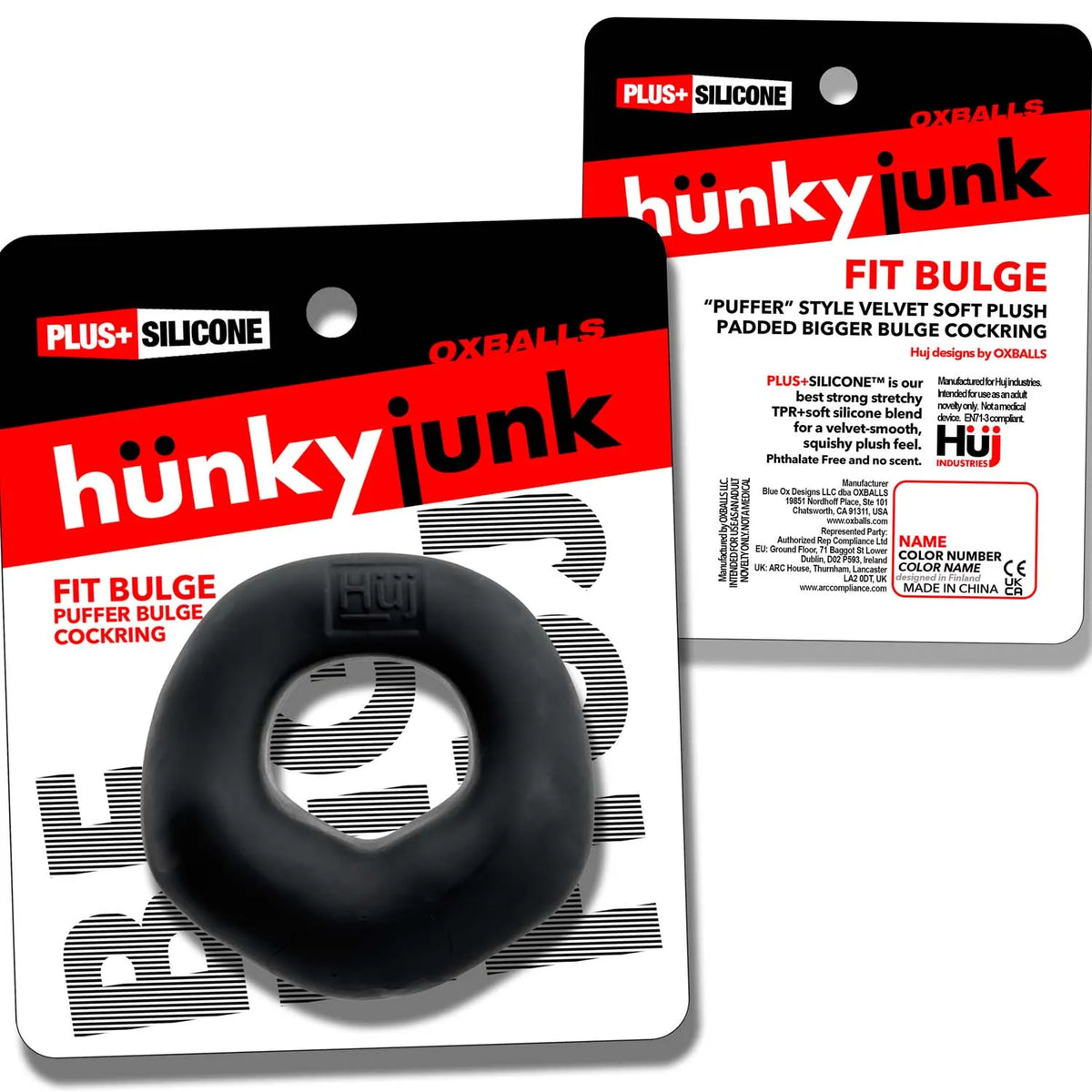 Fit Bulge Hung-Style Cockring > Cock Ring > Single