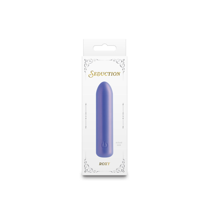 Seduction - Roxy - Metallic  - Metallic  9 cm USB Rechargeable Vibrating Bullet