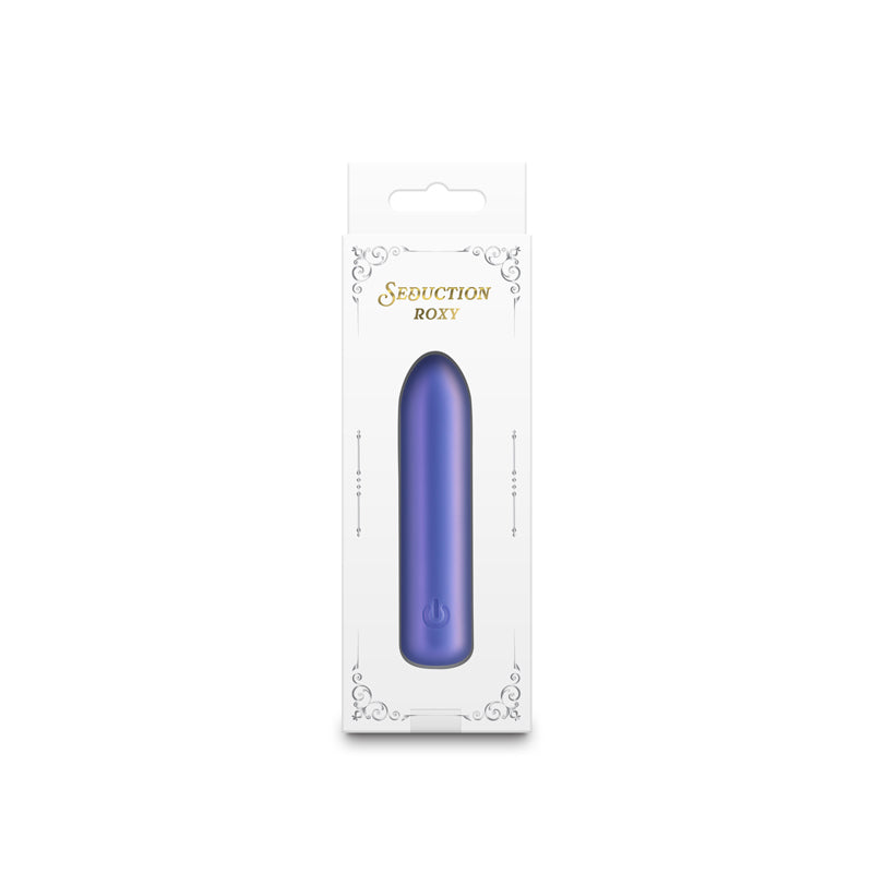 Seduction - Roxy - Metallic  - Metallic  9 cm USB Rechargeable Vibrating Bullet