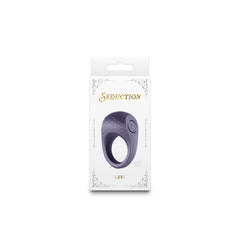 Seduction - Levi - Metallic Grey - Metallic Grey USB Rechargeable Vibrating Cock Ring