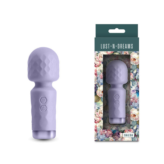 Lust-n-Dreams - Salsa - Lavender - Lavender 11.5 cm USB Rechargeable Mini Massage Wand Purple VIBRATORS