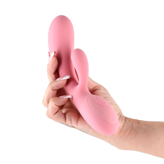 Lust-n-Dreams - Samba - Coral - 19.4 cm USB Rechargeable Rabbit Vibrator VIBRATORS