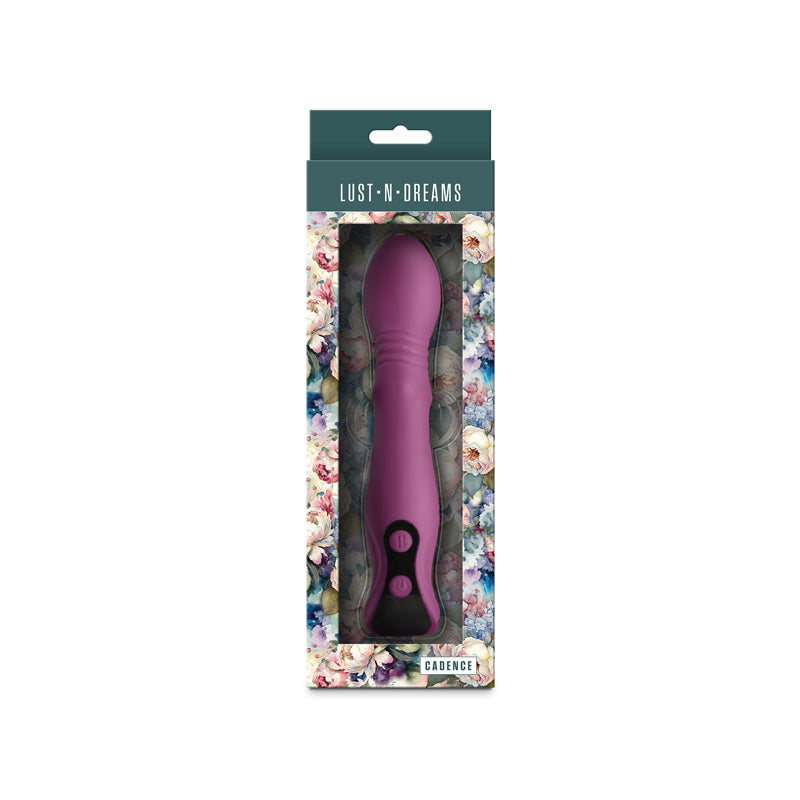 Lust-n-Dreams - Cadence - Blush - 18.2 cm USB Rechargeable Thrusting & Sliding Vibrator VIBRATORS