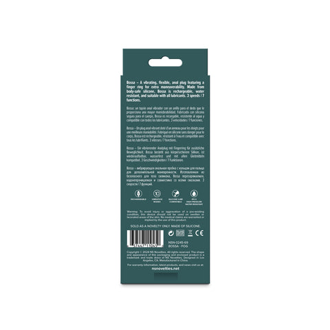 Lust N Dreams Bossa Fog 12.5 cm USB Rechargeable Vibrating Butt Plug Butt Plugs - Vibrating
