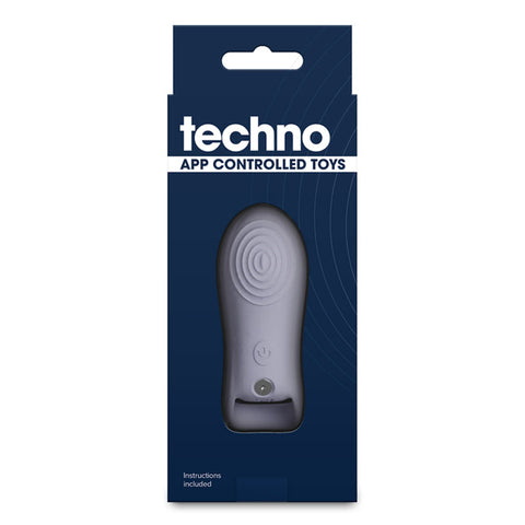 Techno Molly (Grey) – Waterproof USB Rechargeable Finger Stimulator with App Control Finger Stimulator