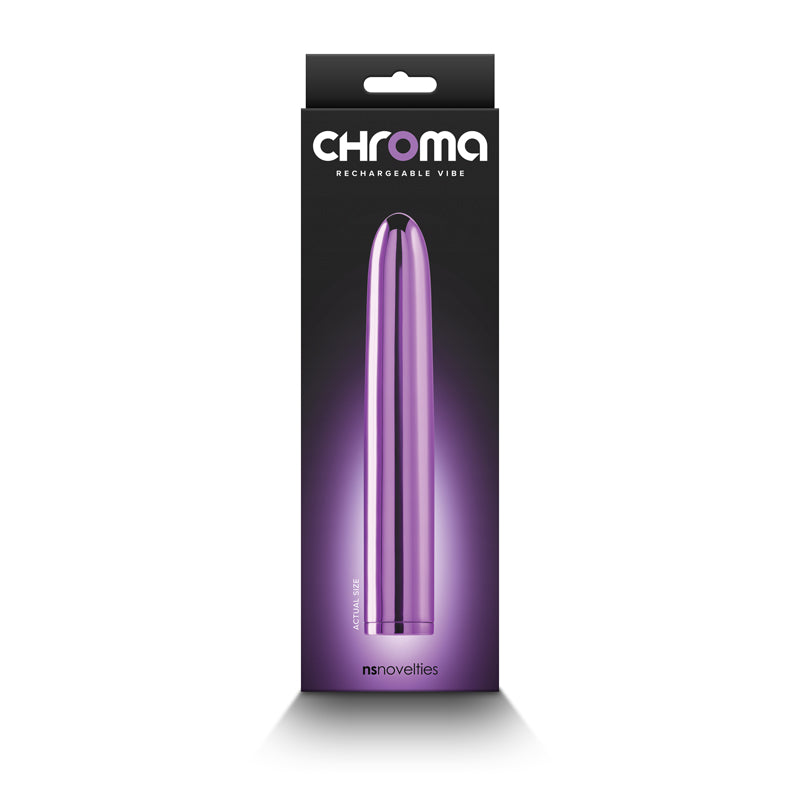 Chroma -  - Metallic  17 cm USB Rechargeable Vibrator