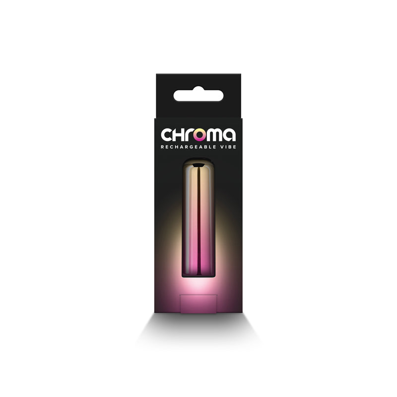 Chroma Sunrise Small 6.8 cm Bullet Metallic Pink Gold > Vibrators > Mini Vibrators