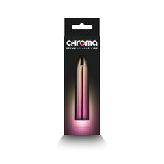 Chroma Sunrise - Medium - Metallic Pink/Gold 9 cm USB Rechargeable Mini Vibrator