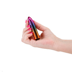 Chroma Rainbow - Medium - Metallic 9 cm USB Mini Vibrator