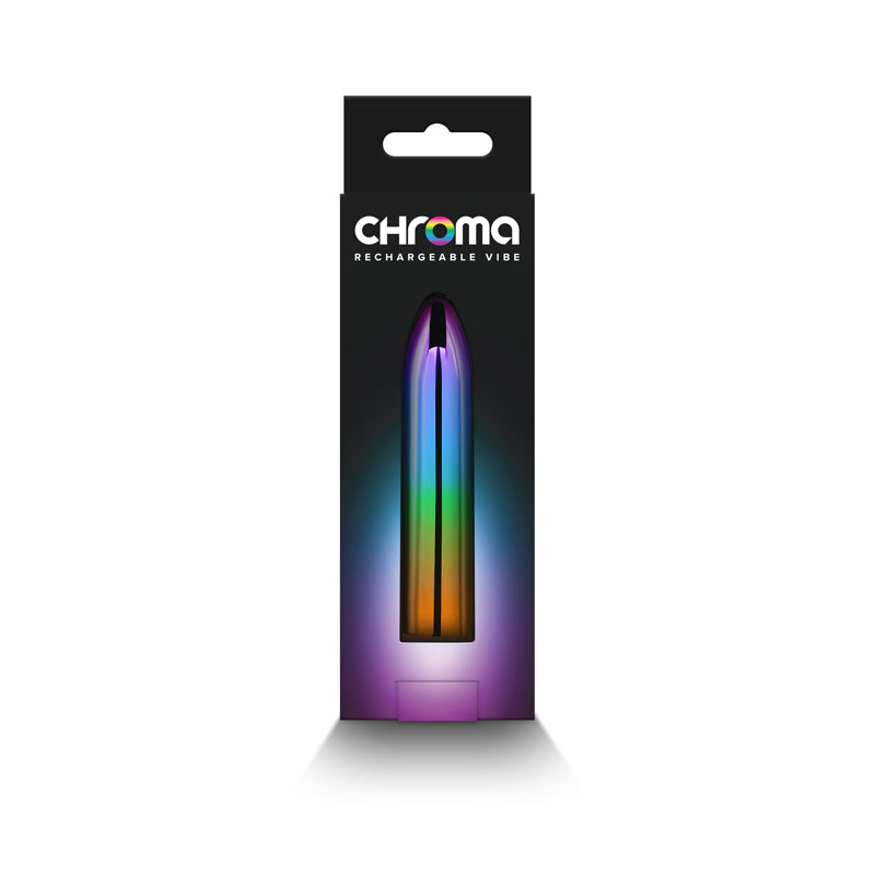 Chroma Rainbow - Medium - Metallic 9 cm USB Mini Vibrator