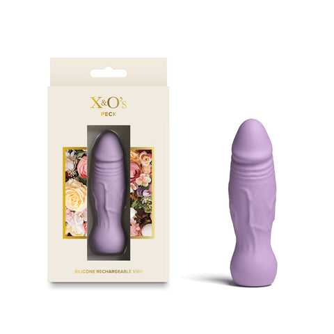NS Novelties X and Os Embrace (Pink / Purple) – Waterproof Rechargeable Vibrator Purple > Vibrators > Mini Vibrators