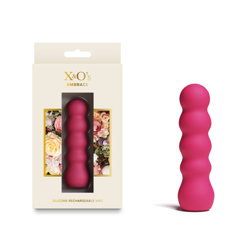 NS Novelties X and Os Embrace (Pink / Purple) – Waterproof Rechargeable Vibrator Pink > Vibrators > Mini Vibrators
