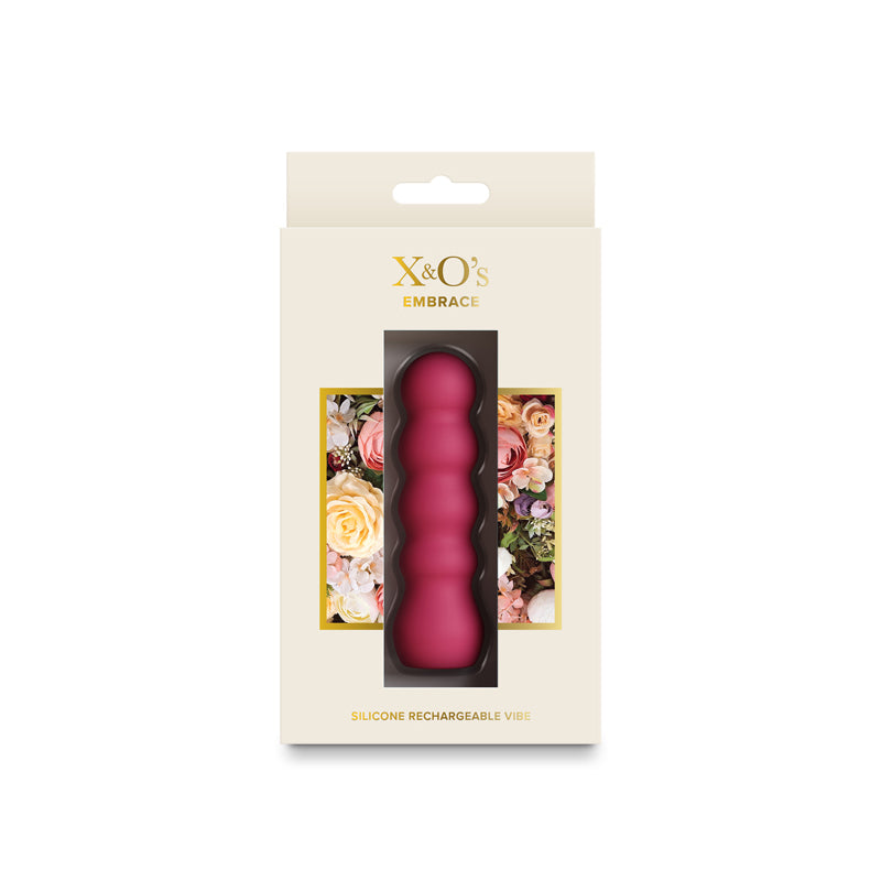 NS Novelties X and Os Embrace (Pink / Purple) – Waterproof Rechargeable Vibrator > Vibrators > Mini Vibrators