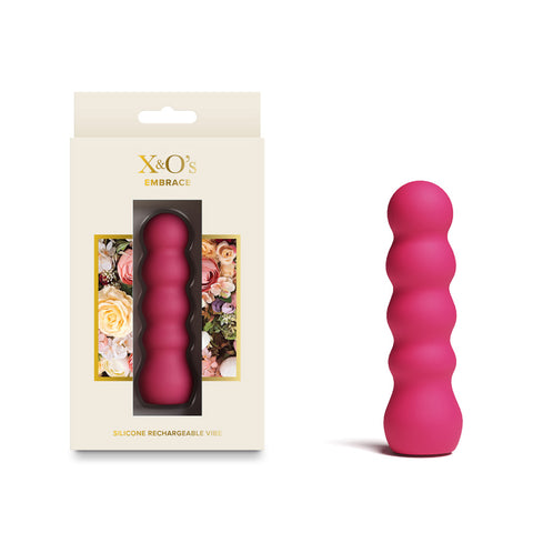 NS Novelties X and Os Embrace (Pink / Purple) – Waterproof Rechargeable Vibrator Pink > Vibrators > Mini Vibrators