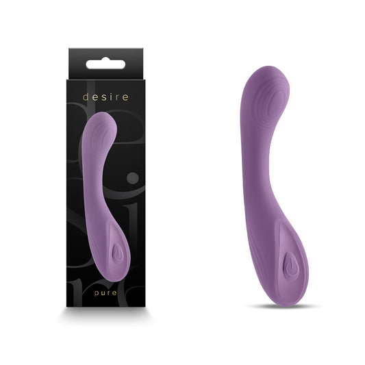 Desire - Pure - Dusty Lavender 13.7 cm USB Rechargeable Vibrator