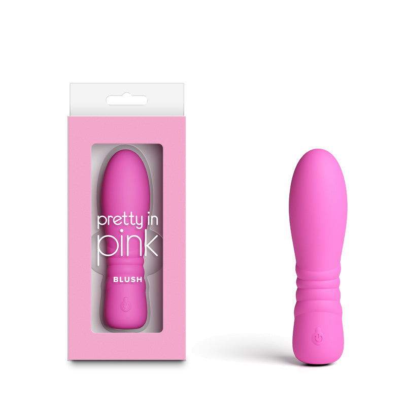 Pretty In Pink Blush – Waterproof 13 cm USB Rechargeable Vibrator Pink > Vibrators > Standard Vibrators