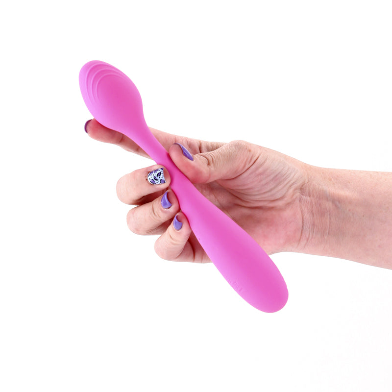 Pretty in Pink Rose – Waterproof USB Rechargeable Silicone Vibrator 19.4 cm > Vibrators > Standard Vibrators