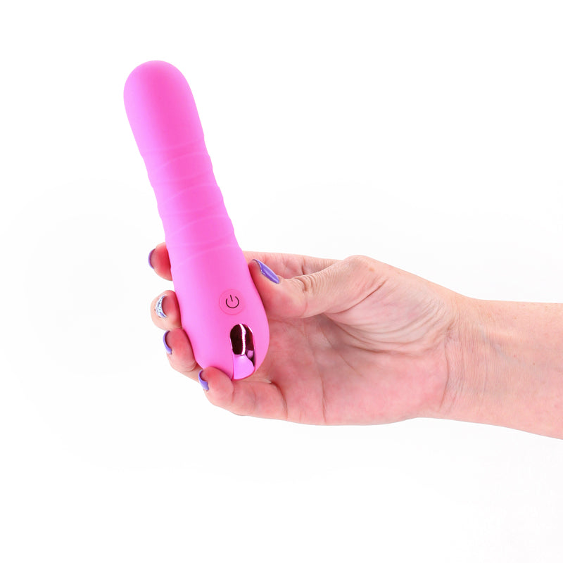 Pretty in Pink Crush – Waterproof USB Rechargeable 14.3 cm Vibrator > Vibrators > Standard Vibrators