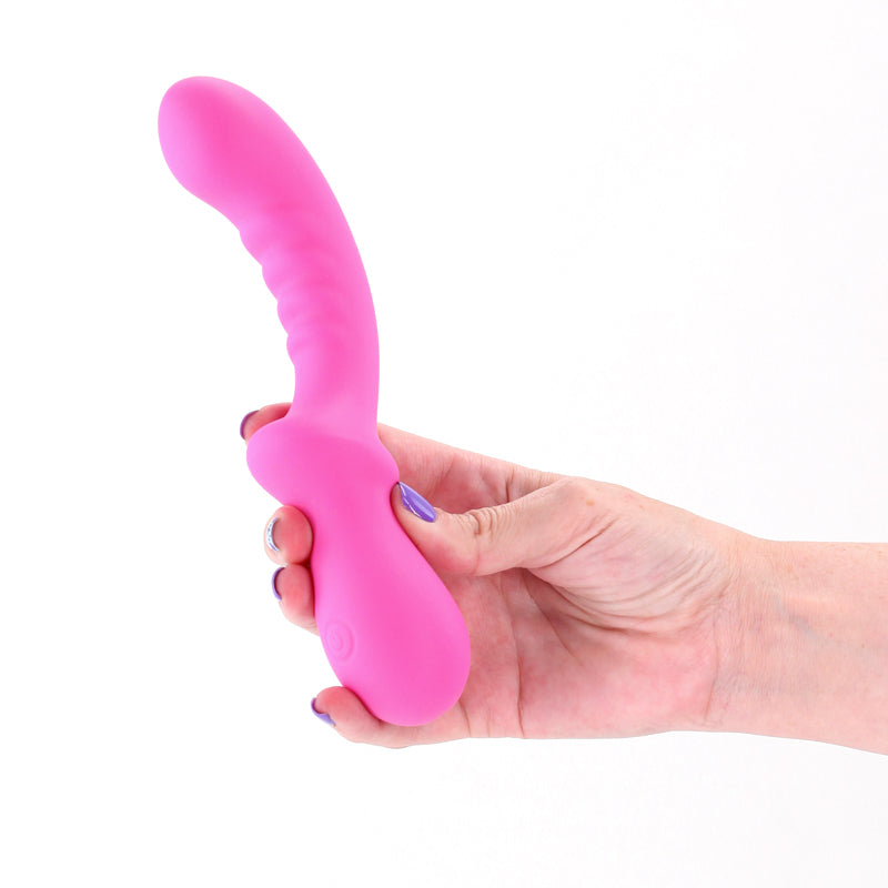 Pretty In Pink Peony – Waterproof USB Rechargeable 19.8 cm Vibrator > Vibrators > Standard Vibrators