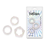 Fantasia Pearl Pearlescent Beaded Cock Rings Set of 3 Sizes – Flexible Cock Rings White > Cock Ring > Sets