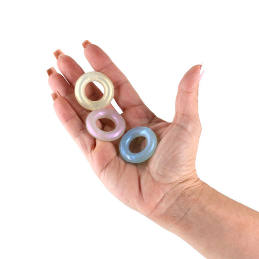 Fantasia - Stamina Rings - Multicolour - Cock Rings - Set of 3 COCK RINGS